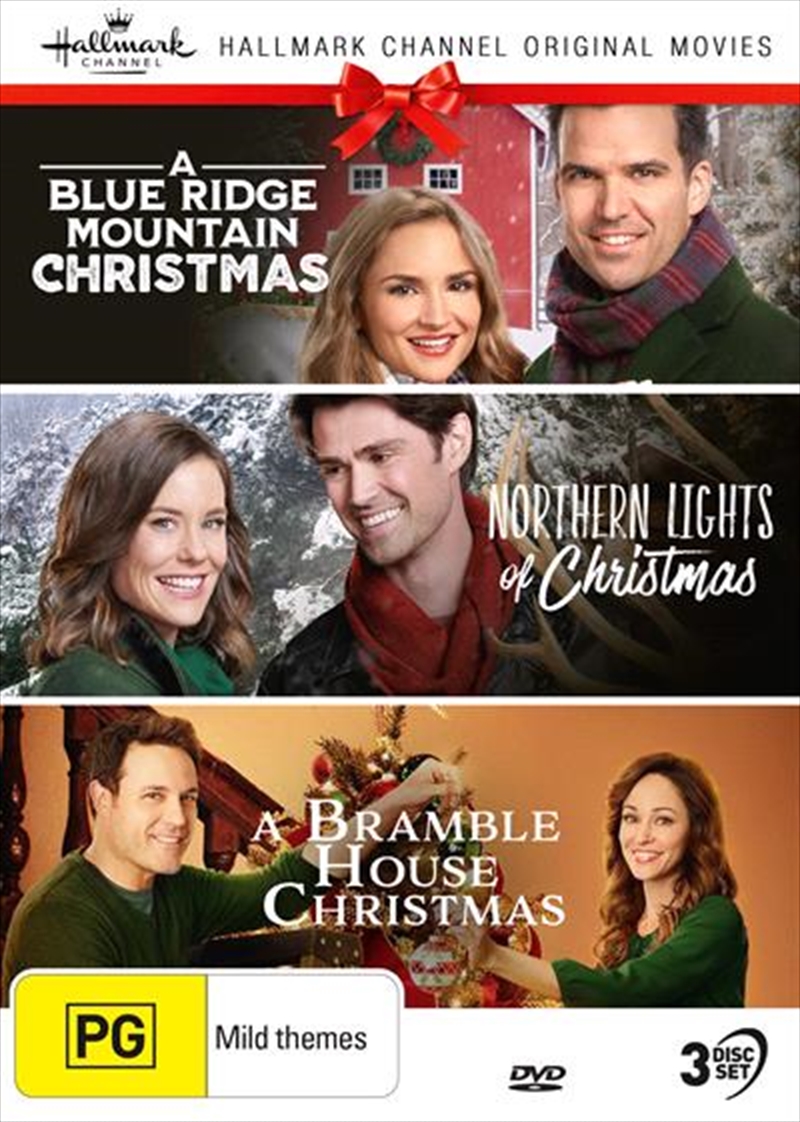 Hallmark Christmas - A Blue Ridge Mountain Christmas / Northern Lights Of Christmas / A Bramble Hous | DVD