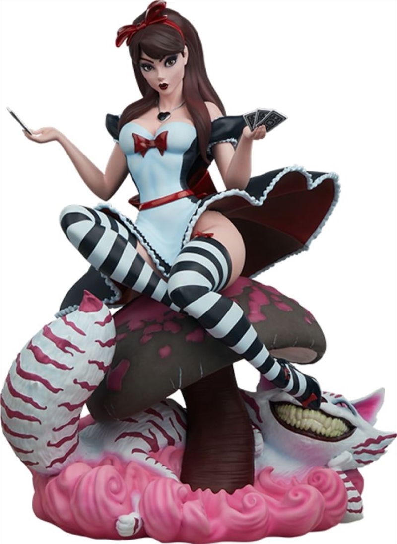 Alice in Wonderland - Game of Hearts Statue | Merchandise