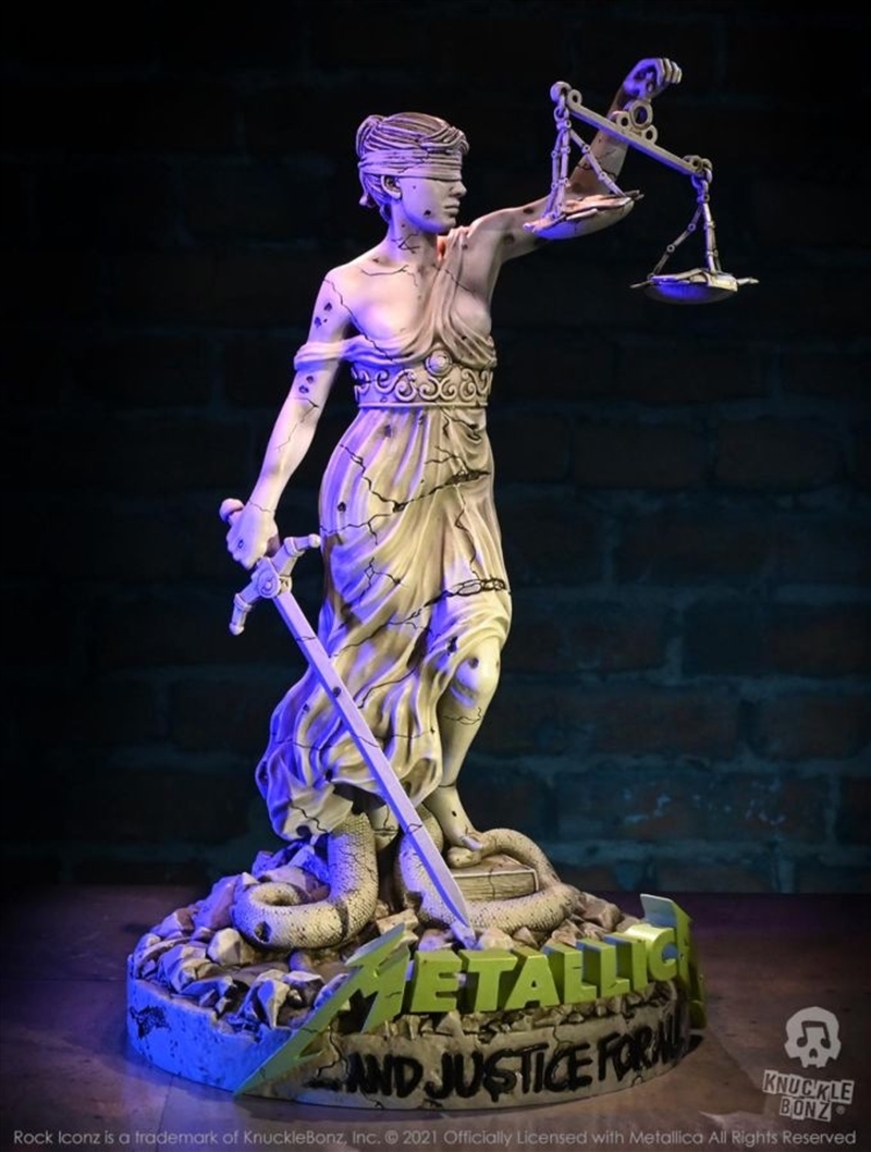 Metallica - Lady Justice Rock Iconz Statue/Product Detail/Statues