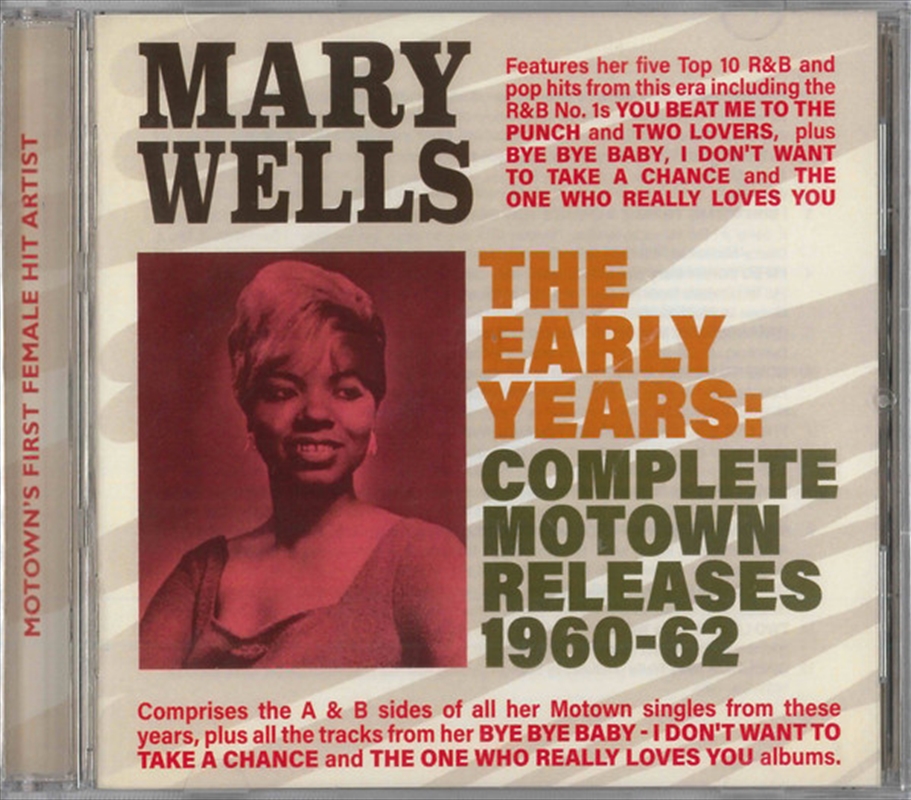 Early Years - Complete Motown Releases 1960-62/Product Detail/R&B
