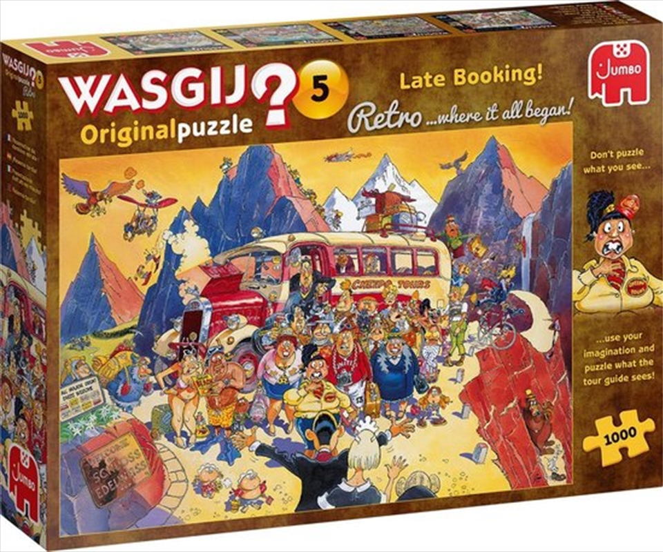 Wasgij Jumbo 1000 Piece Puzzle - Retro Original 5 Late Booking/Product Detail/Art and Icons