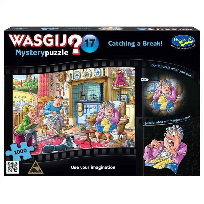 Wasgij Mystery 17 Catching a Break! 1000 Piece Puzzle/Product Detail/Art and Icons