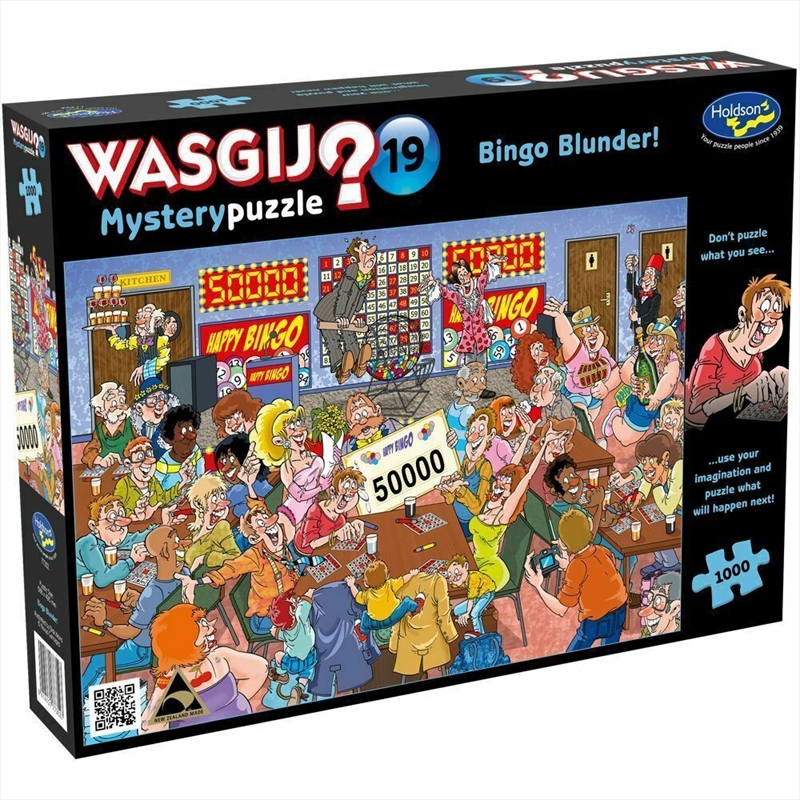 Wasgij  Puzzle 1000 Piece - Mystery 19 - Bingo Blunder/Product Detail/Art and Icons