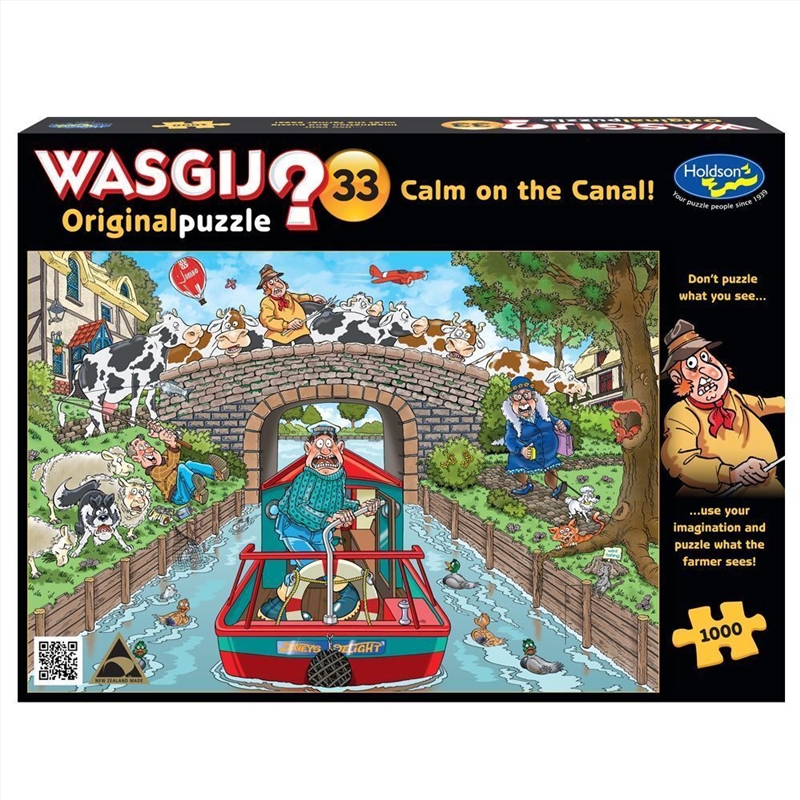 Wasgij 1000 Piece Puzzle - Original 33 Calm on the Canal/Product Detail/Destination