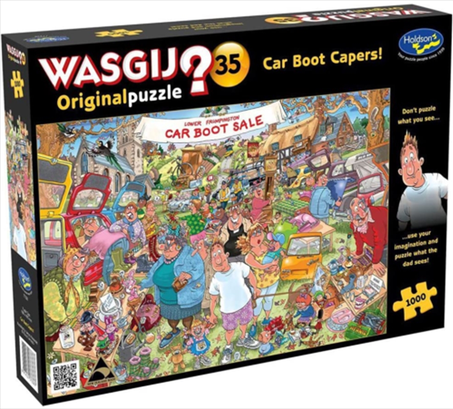 Wasgij Puzzle 1000 Piece - Original 35 - Car Boot Capers/Product Detail/Art and Icons