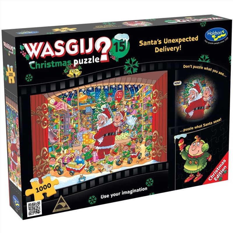 Wasgij 1000 Piece Puzzle Christmas: # 15 Santa's Unexpected Delivery/Product Detail/Art and Icons