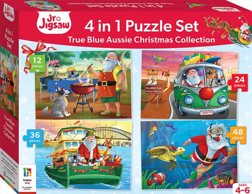 Jr Jigsaw 4-in-1 True Blue Aussie Christmas Collection/Product Detail/Education and Kids