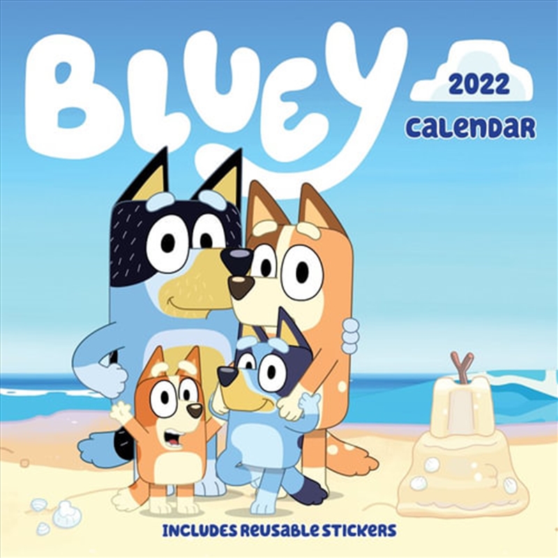 Buy Bluey 2022 Square Calendar, Calendars Sanity