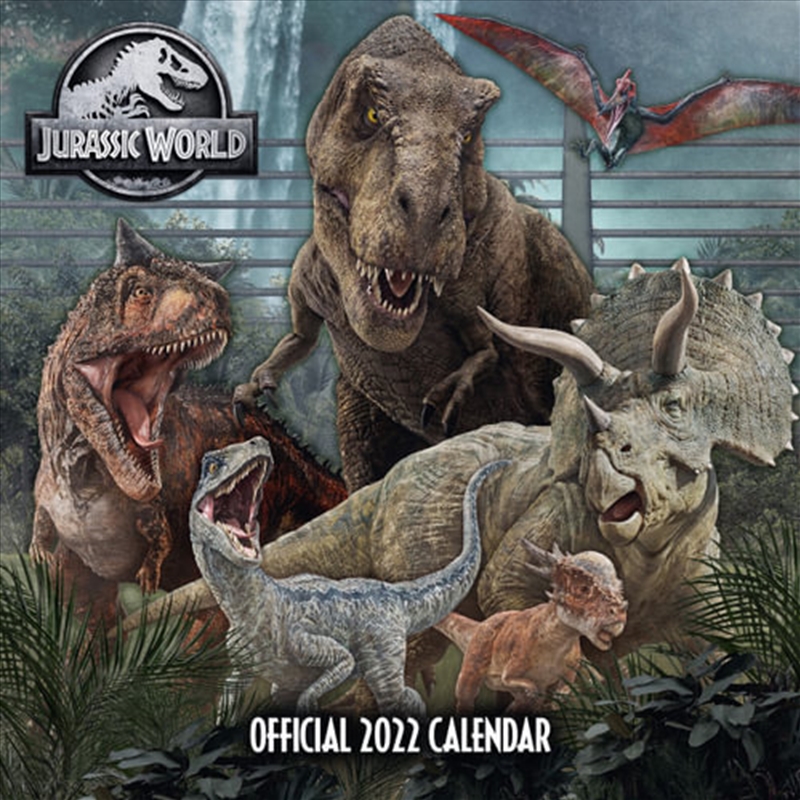 Jurassic World 2022 Square Calendar/Product Detail/Calendars & Diaries