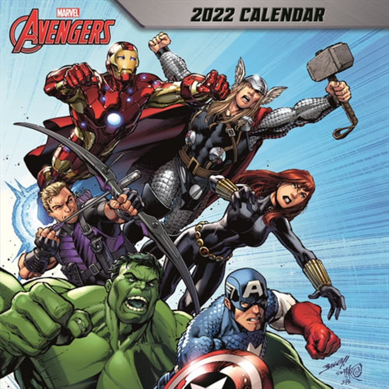 Marvel Avengers 2022 Square Calendar/Product Detail/Calendars & Diaries