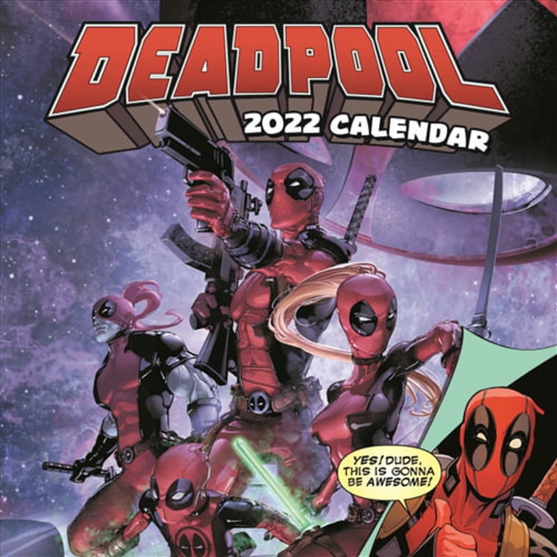 Marvel Deadpool 2022 Wall Calendar/Product Detail/Calendars & Diaries