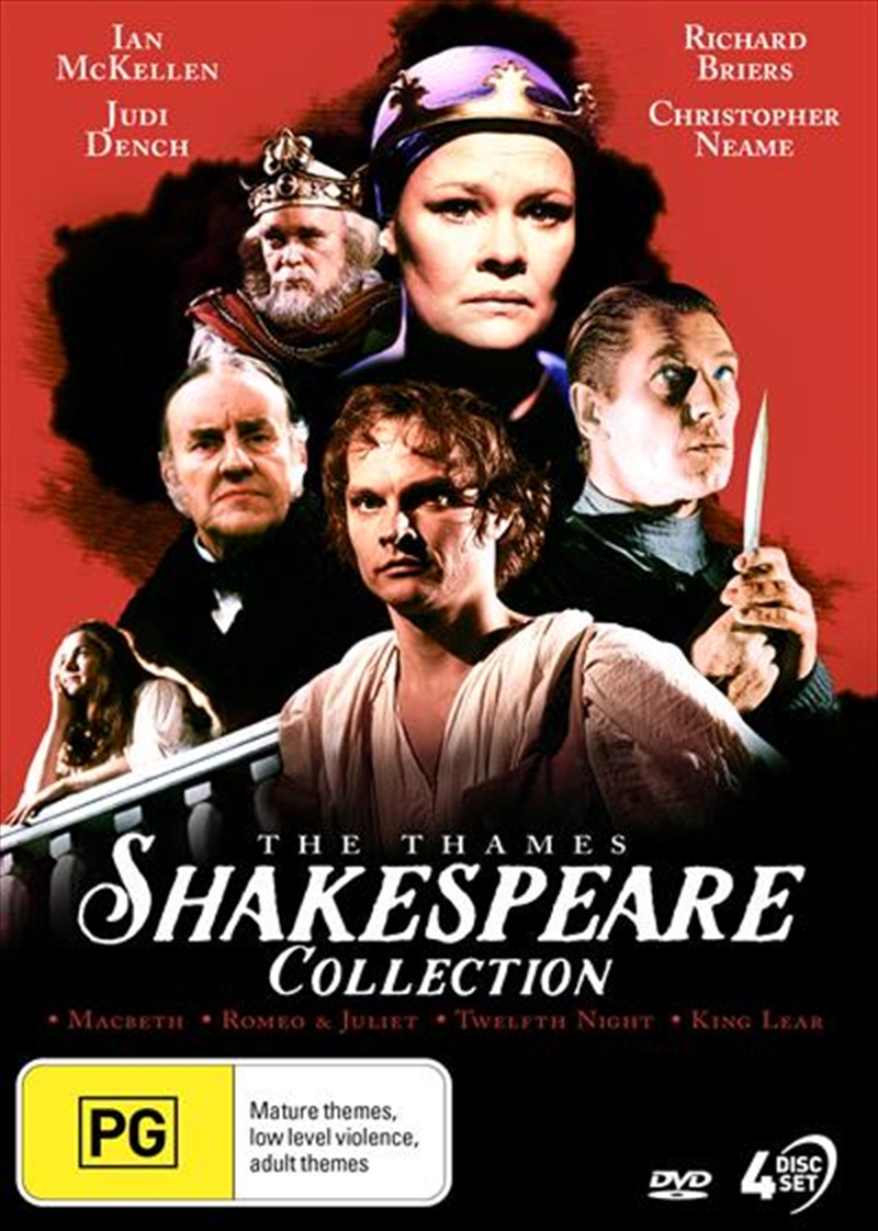Macbeth / King Lear / Romeo and Juliet / Twelfth Night | Thames Shakespeare Collection | DVD