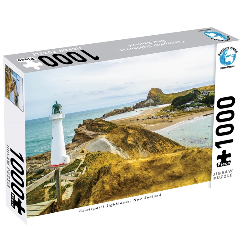 Puzzlers World 1000 Piece Castlepoint Lighthouse, NZ | Merchandise