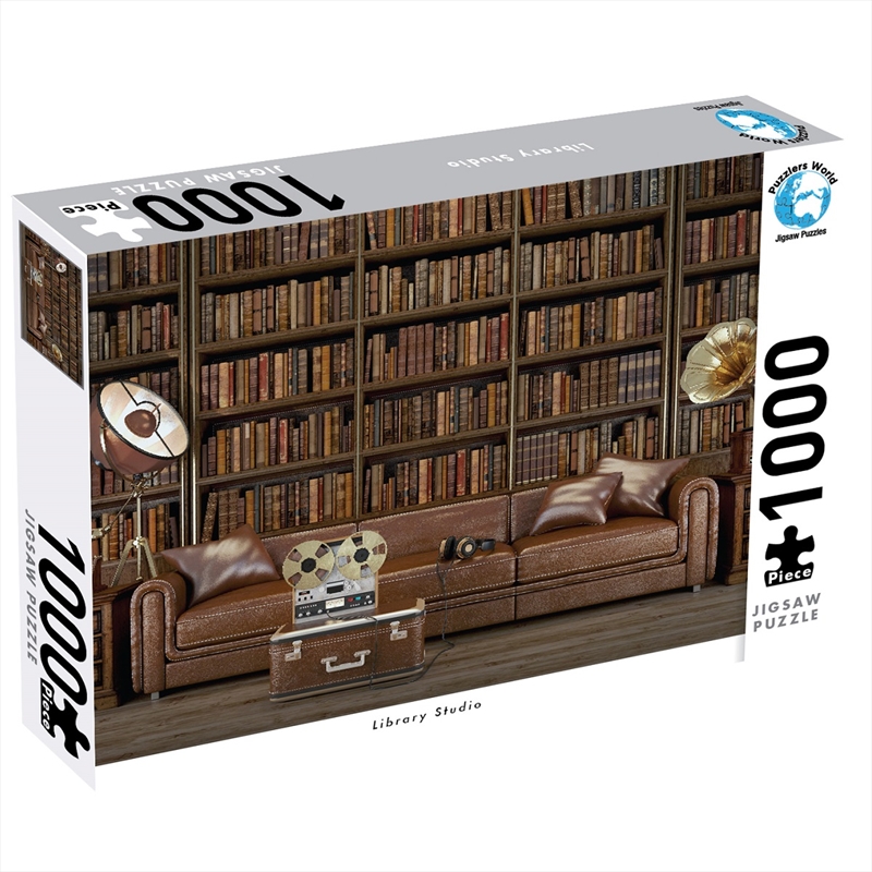 Puzzlers World 1000 Piece Library Studio | Merchandise