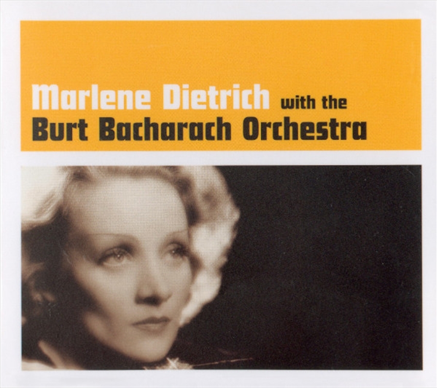Marlene Dietrich With The Burt Bacharach Orchestra/Product Detail/Easy Listening