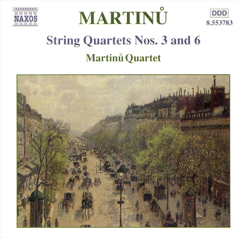 Martinu String Quartets 3/Product Detail/Classical