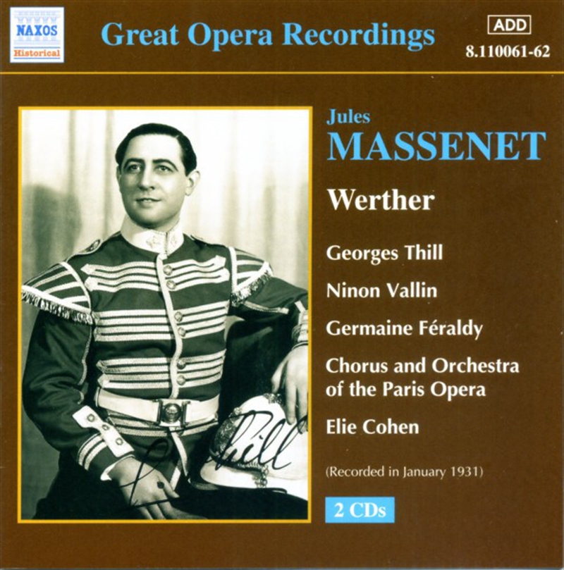 Massenet: Werther/Product Detail/Classical
