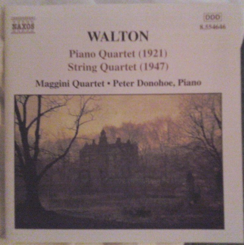 Walton: Piano & String Quartets/Product Detail/Classical