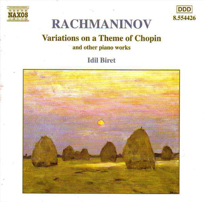 Rachmaninov:Chopin Variations/Product Detail/Music