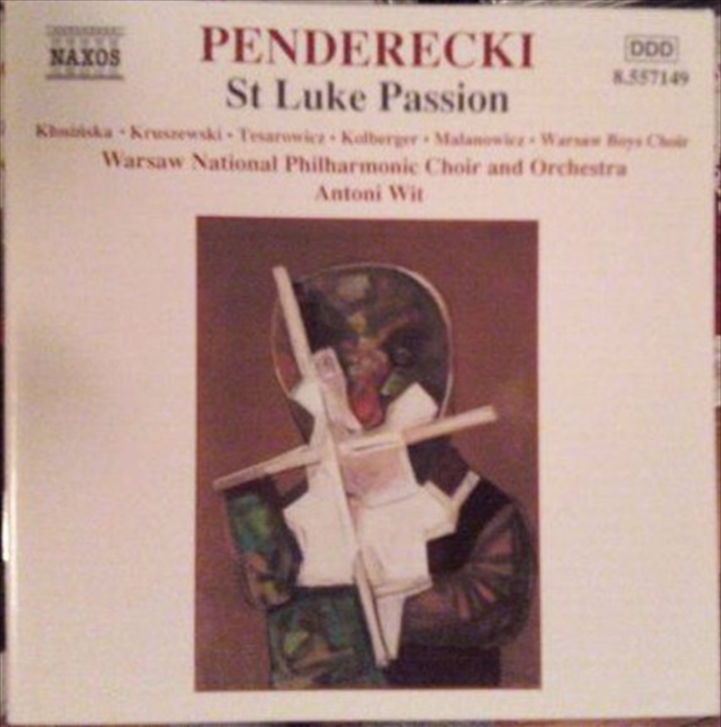 Penderecki St Luke Passio/Product Detail/Classical