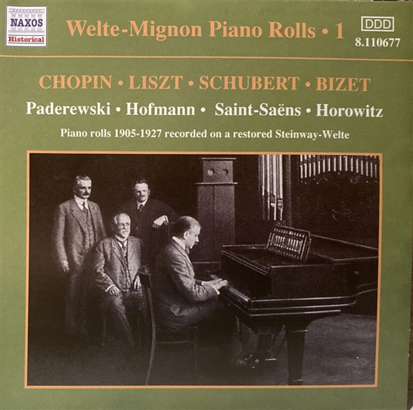 Welte Mignon Piano Rolls/Product Detail/Compilation