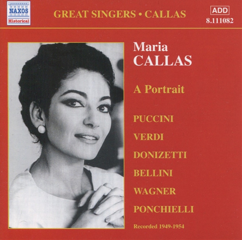 Portrait Of Maria Callas/Product Detail/Classical