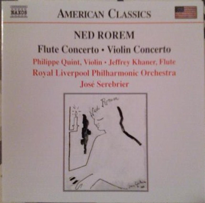 Ned Rorem: Flute/Violin Concerto/Product Detail/Classical