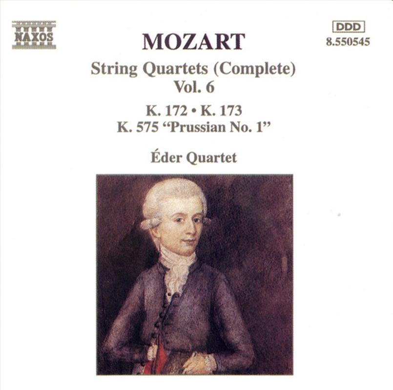 Mozart: String Quartet Vol 6/Product Detail/Classical