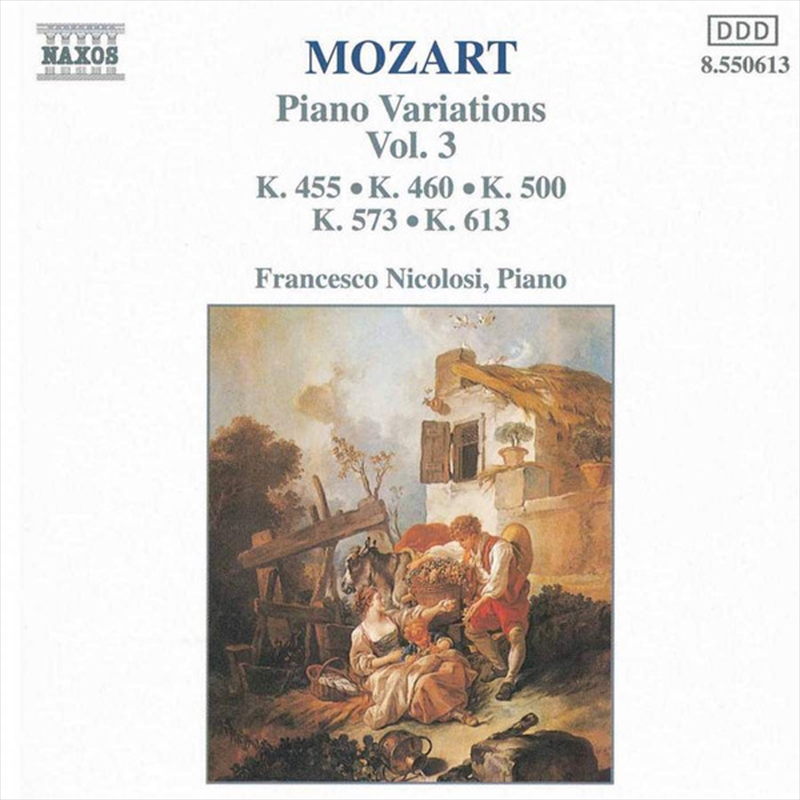 Mozart: Piano Variations Vol 3/Product Detail/Classical