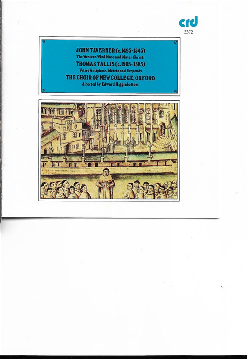Taverner: Western Wind Mass & Mater Christi / Tallis: Votive Antiphons Motets & Responds/Product Detail/Classical