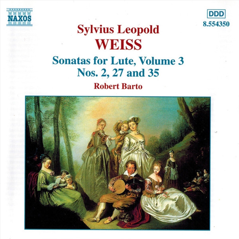 Weiss: Sonatas For Lute Vol 3/Product Detail/Classical