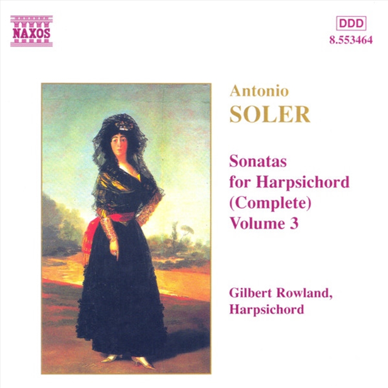 Soler: Harpsichord Sonatas Vol 3/Product Detail/Classical