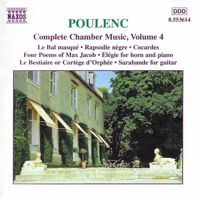 Poulenc: Chamber Music Vol 4/Product Detail/Classical