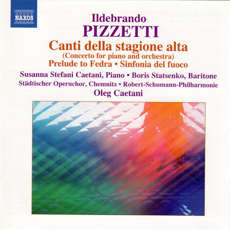 Pizzetti: Songs For The Seasons/Product Detail/Classical