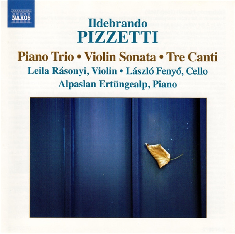 Pizzetti: Piano Trio/Violin Sonata/Product Detail/Classical