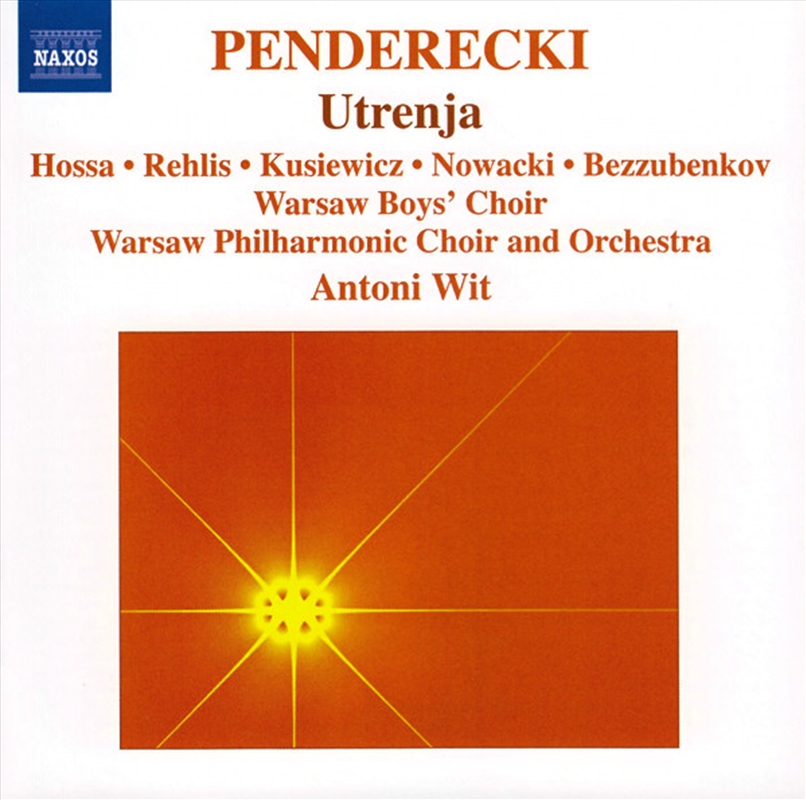 Penderecki: Utrenja/Product Detail/Classical
