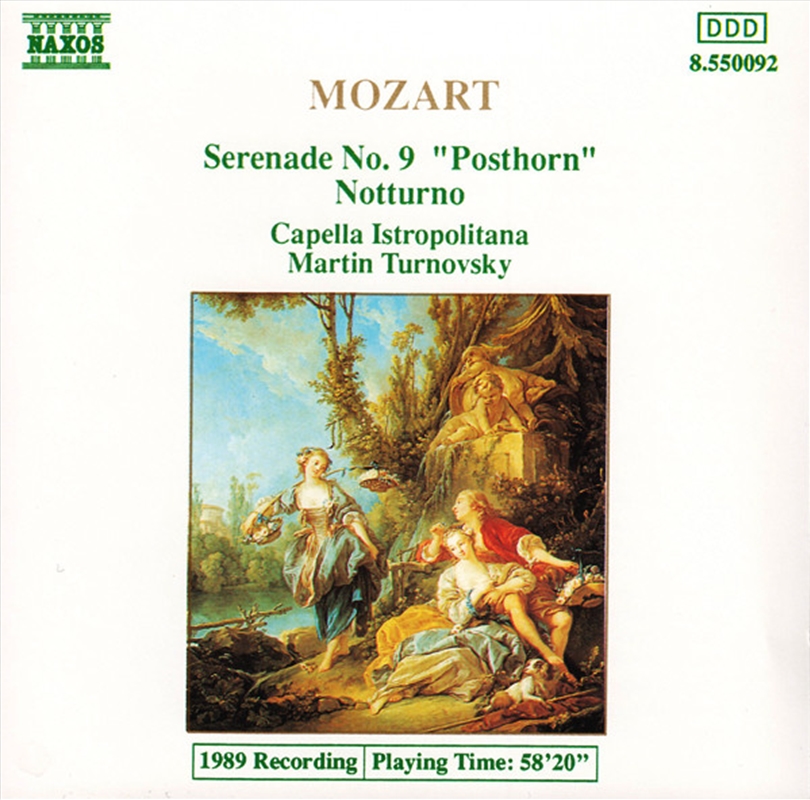 Mozart: Post Horn Serenade/Product Detail/Classical