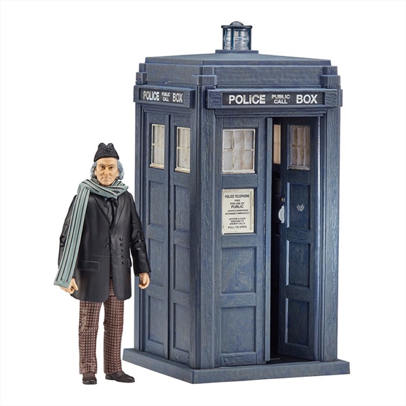 Doctor Who - First Doctor & TARDIS Action Figure Set | Merchandise