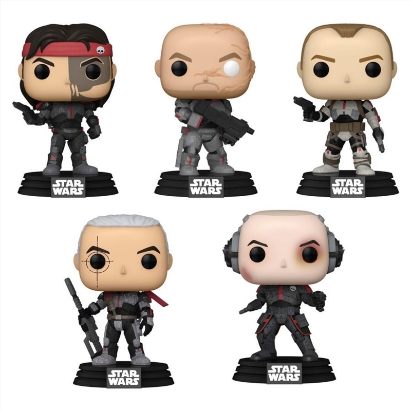 Star Wars: The Bad Batch - Bad Batch US Exclusive Pop! Vinyl 5-Pack [RS]/Product Detail/Movies