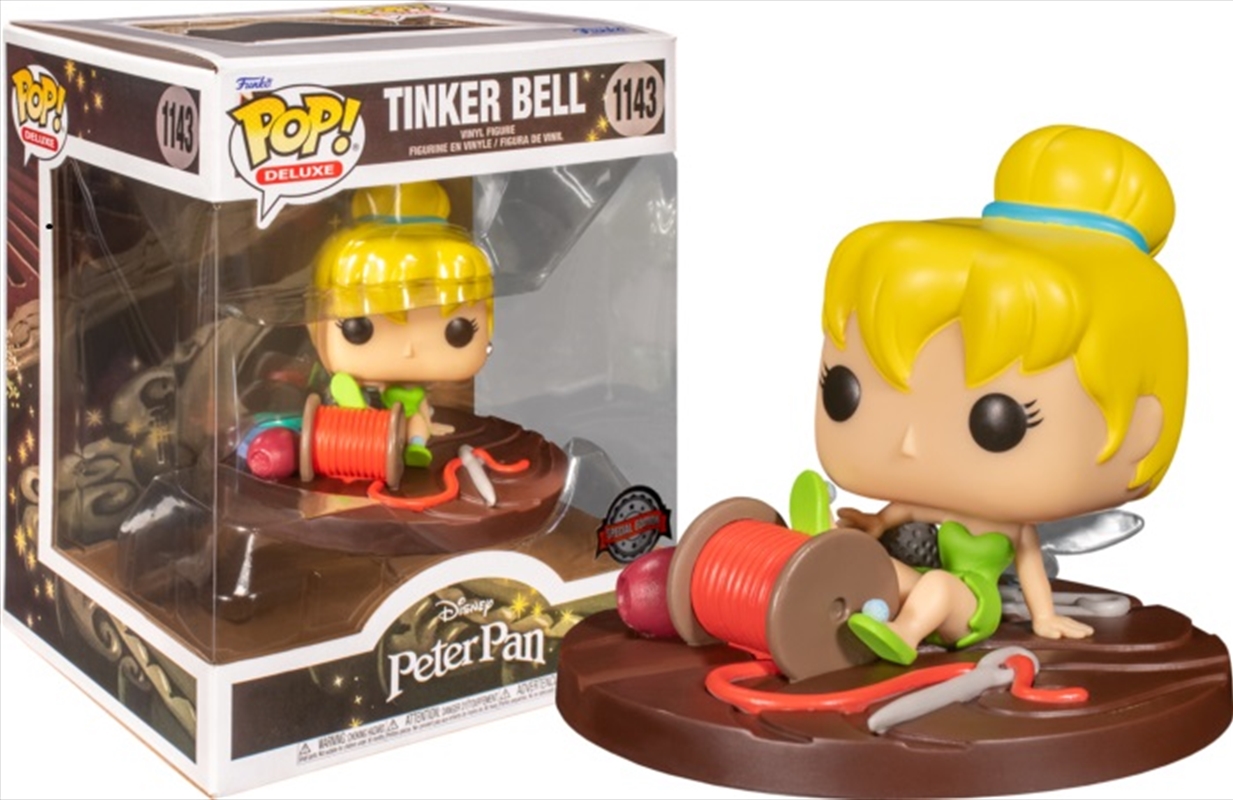 Peter Pan - Tinker Bell on Spool US Exclusive Pop! Deluxe [RS]/Product Detail/Movies