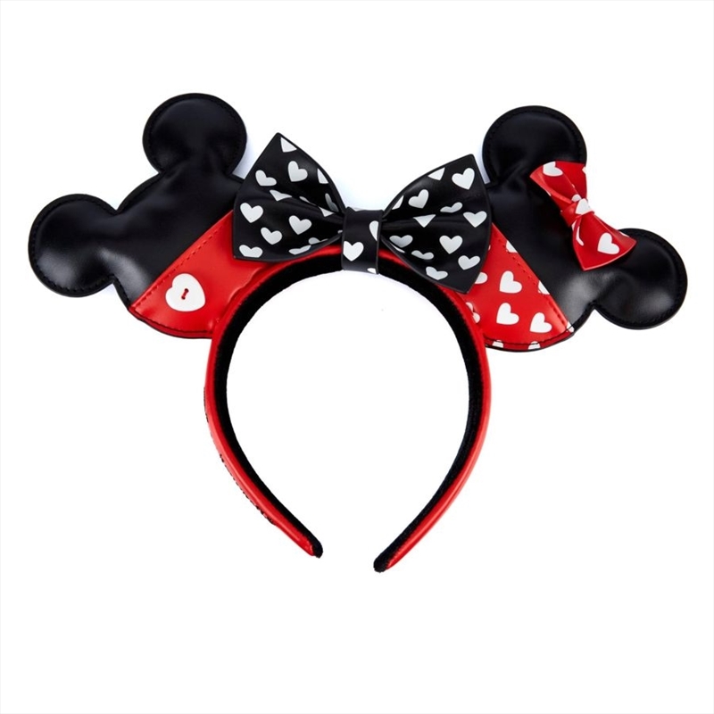 Loungefly - Mickey Mouse - Mickey and Minnie Valentines Headband | Merchandise