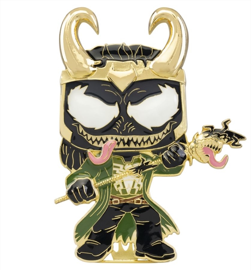 Venom - Venomized Loki 4" Pop! Enamel Pin | Merchandise