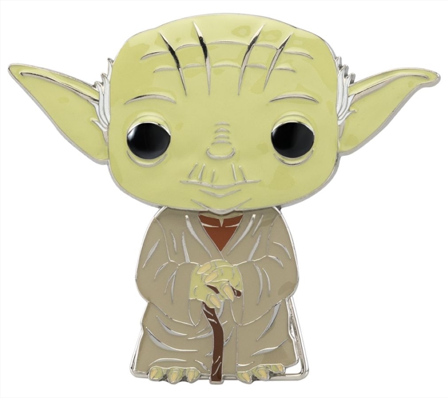 Star Wars - Yoda (with chase) 4" Pop! Enamel Pin | Merchandise