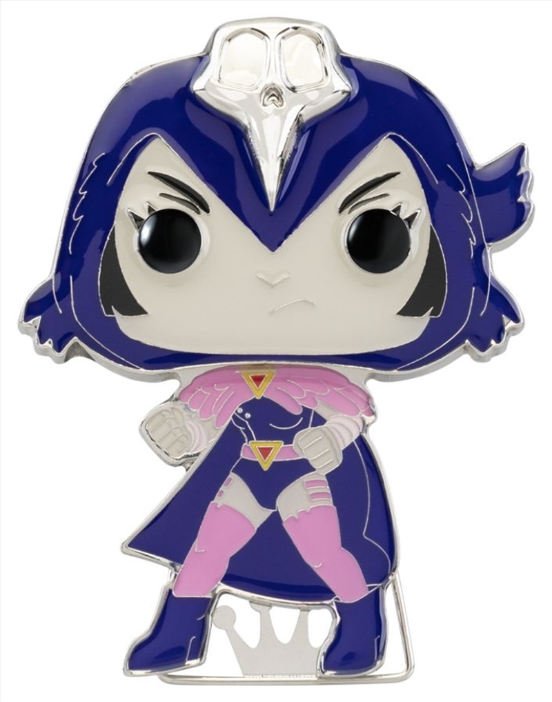 Teen Titans Go! - Raven tNBtS 4" Pop! Enamel Pin/Product Detail/Buttons & Pins