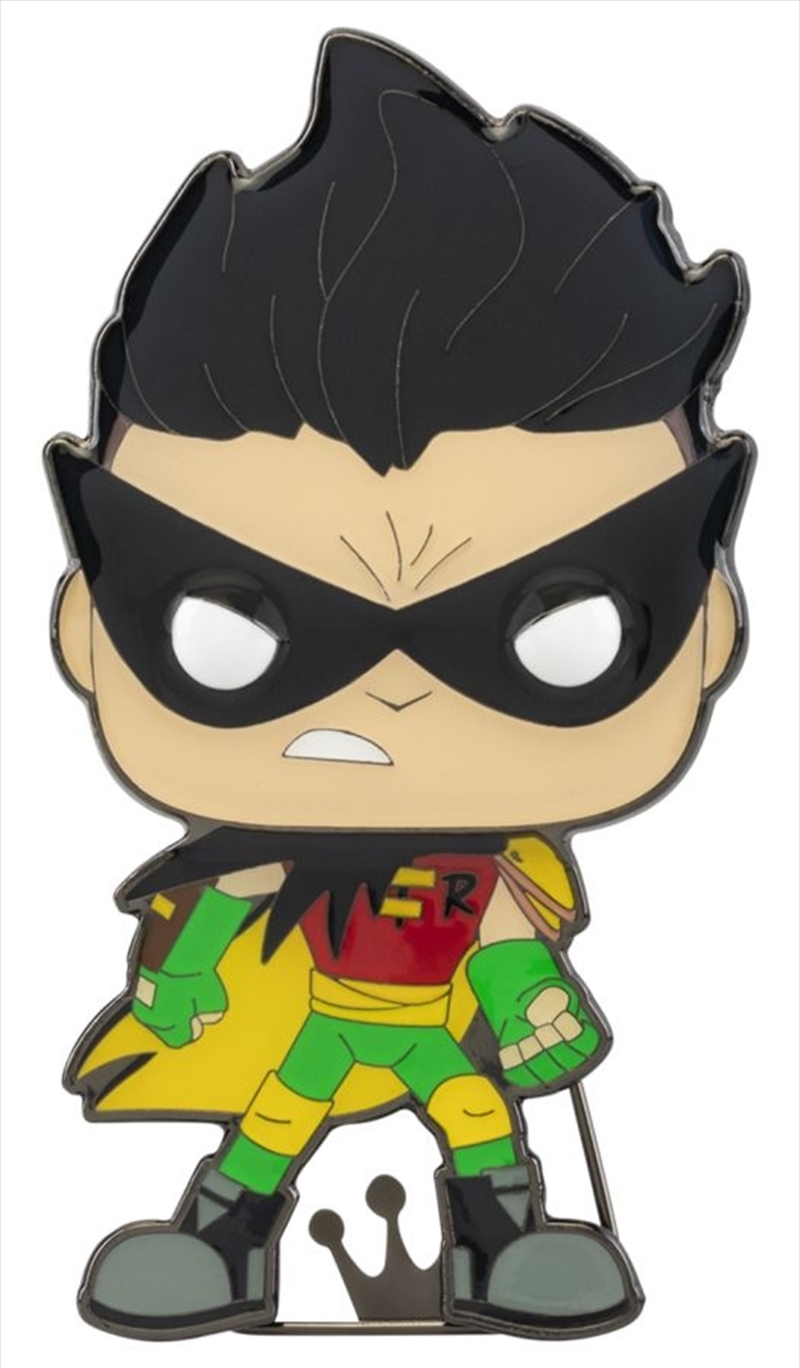 Teen Titans Go! - Robin tNBtS 4" Pop! Enamel Pin/Product Detail/Buttons & Pins
