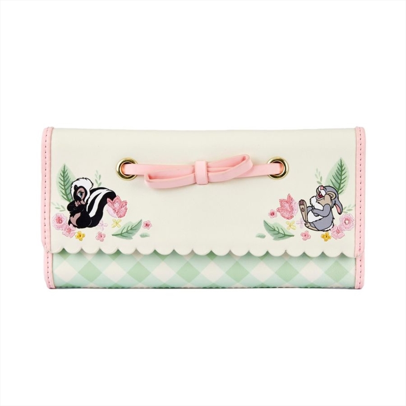 Loungefly - Bambi - Springtime Gingham Tri-Fold Purse/Product Detail/Wallets