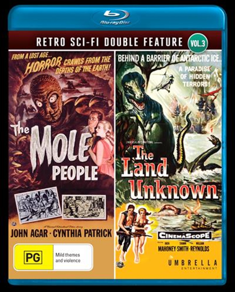 Land Unknown / The Mole People - Vol 3  Retro/Sci-Fi Double Feature, The/Product Detail/Sci-Fi