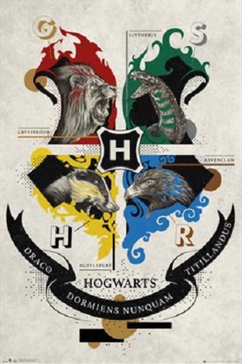 Harry Potter Animal Crest Poster/Product Detail/Posters & Prints