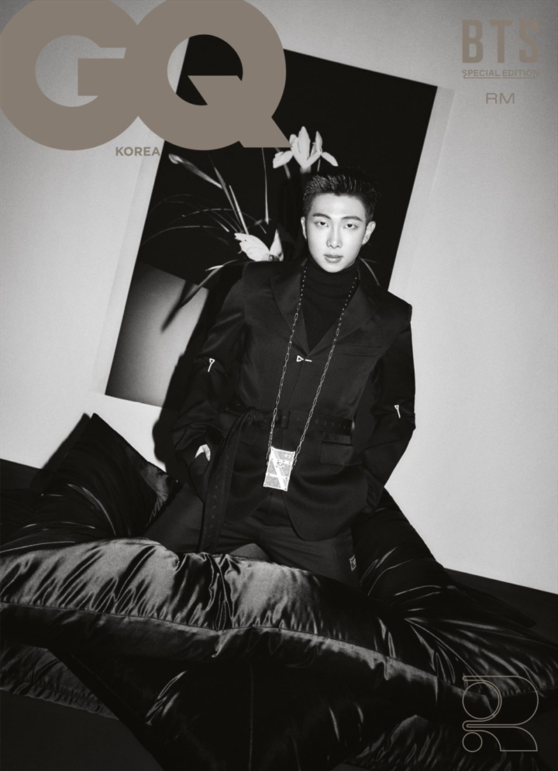 GQ January 2022 Issue - BTS RM Cover | Books