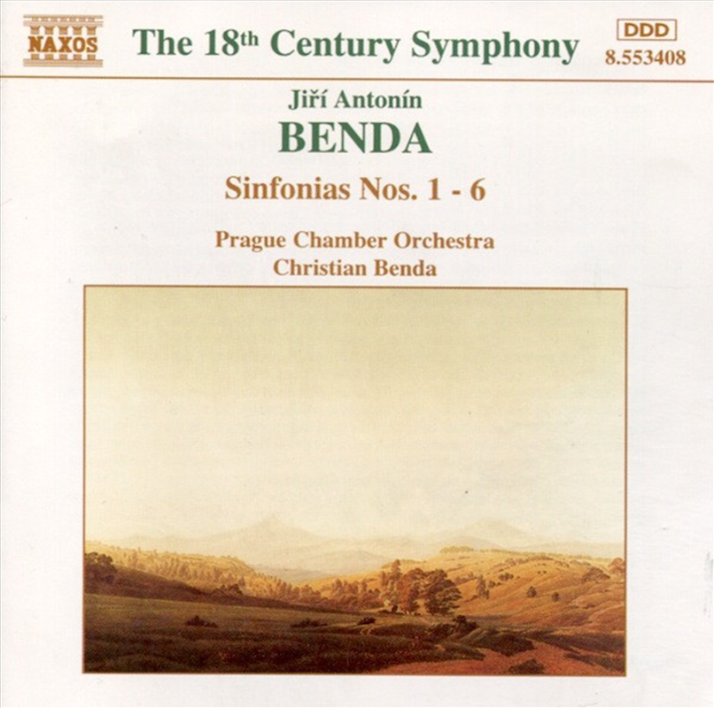 Benda: Sinfonias No 1 - 6/Product Detail/Classical